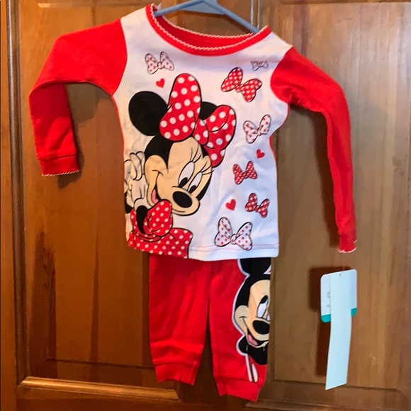 Disney Other - Girls 2 piece set pjs, Mickey and Minnie